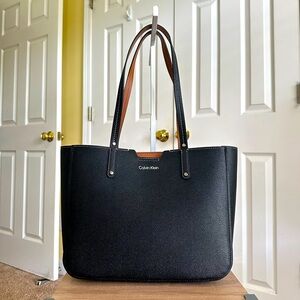 NWT Calvin Klein Black Tote Bag